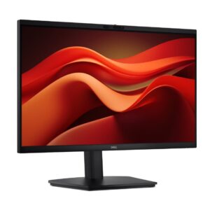 Dell E2426HB, 23.8" Video Conferencing, FullHD (1920x1080) AG, IPS, 16:9, 5ms, 1000:1, 300 cd/m2, HDMI, DP, USB hub, Camera 5 Megapixel, Mic, 2x 3W speaker, Height Adj, Pivot, Swivel, Tilt, Black